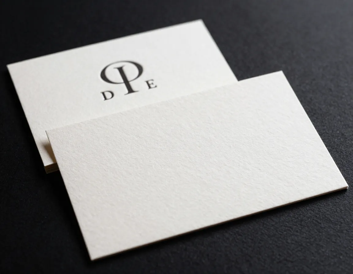 Premium business cards with elegant design